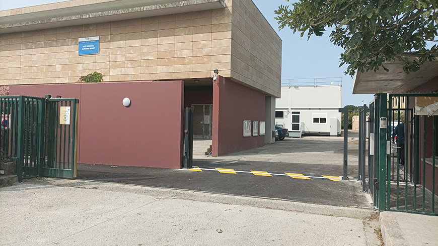 Création d’une nouvelle loge et parvis sécurisé au Lycée Alphonse Benoit