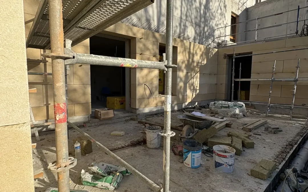 Chantier en cours : Archives Régionales situées à ville de Bouc-Bel-Air